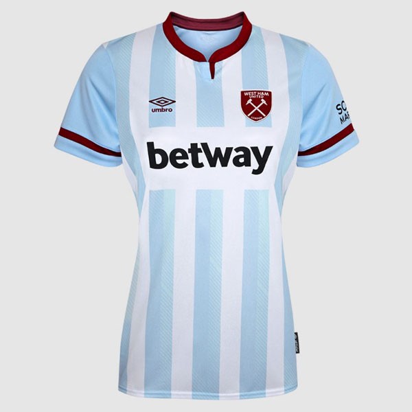 Camiseta West Ham United 2ª Kit Mujer 2021 2022